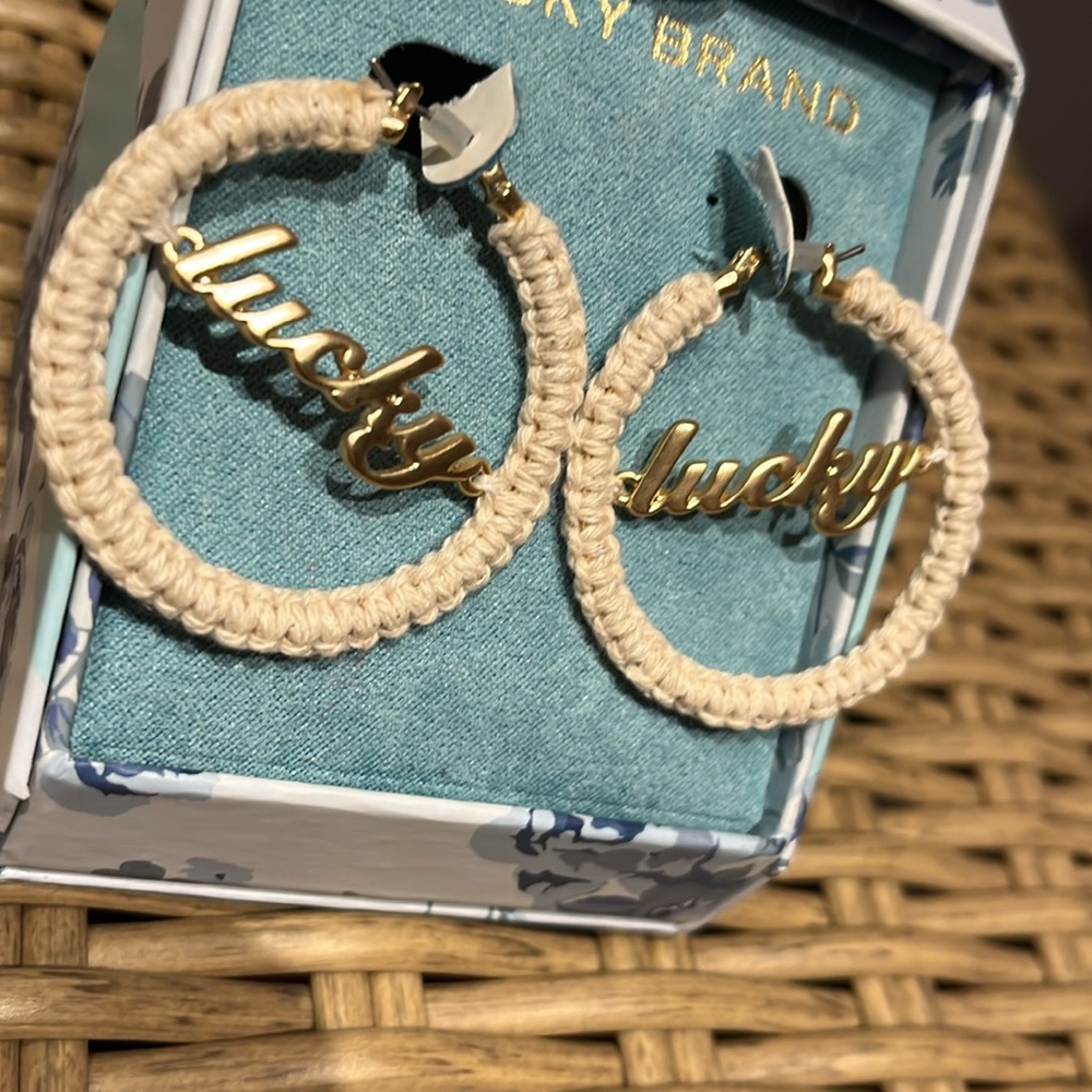 Last Chance! 🚨Lucky Brand Earrings with Gift Box 🎁 - Picture 2 of 4